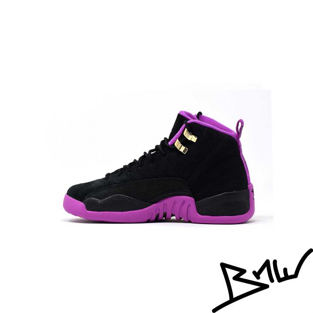 Primitivo Humillar Periódico Jordan - AIR JORDAN 12 RETRO GG - Basketball - MID Top - Sneaker - schwarz  / violet