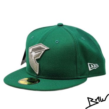 NEW ERA - FAMOUS STARS STRIPES - FITTED CAP - green