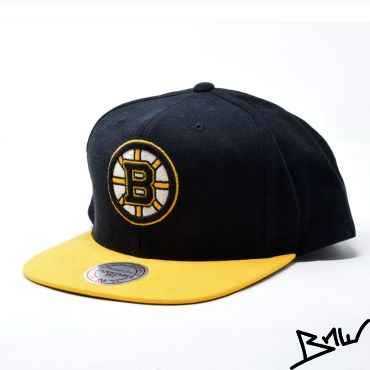 Mitchell & Ness - Boston Bruins - Snapback Cap - NHL - black / yellow