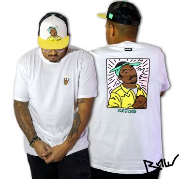 CAYLER & SONS - WL 2PAC LINES T-SHIRT - white