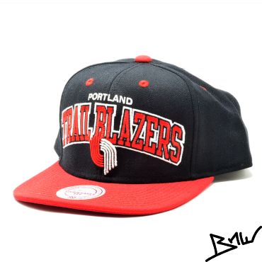 Mitchell & Ness - Portland Trail Blazers - Snapback Cap - NBA - black / red