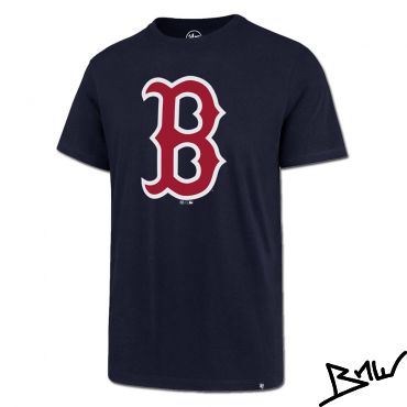 47BRAND - BOSTON RED SOX - IMPRINT SUPER RIVAL - MLB T-SHIRT - navy