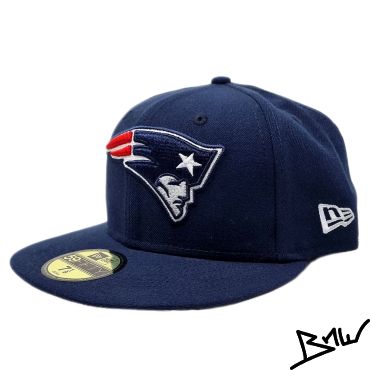 NEW ERA - NEW ENGLAND PATRIOTS NFL - FITTED CAP - navy