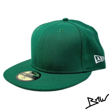 NEW ERA - BLANK - FITTED CAP - green