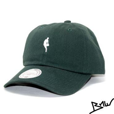 MITCHELL & NESS - NBA POLO LOGO - CURVED STRAPBACK CAP - green