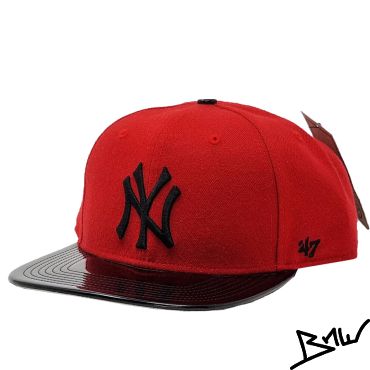 47BRAND - NEW YORK YANKEES - LACK - SNAPBACK CAP - red / black