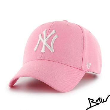 47 BRAND - NEW YORK YANKEES MLB - CURVED SNAPBACK MVP - pink