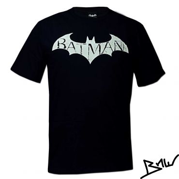 Starter - BATMAN LOGO - GLOW IN THE DARK - T-Shirt - black