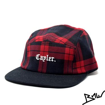 CAYLER & SONS - Flanell Checked - Strapback Cap - red