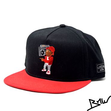 CAYLER & SONS - Going Back to Cali - Snapback Cap - black / red