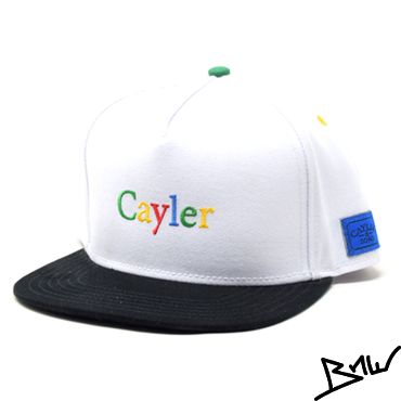 CAYLER & SONS - FUN LOGO - SNAPBACK CAP - white 