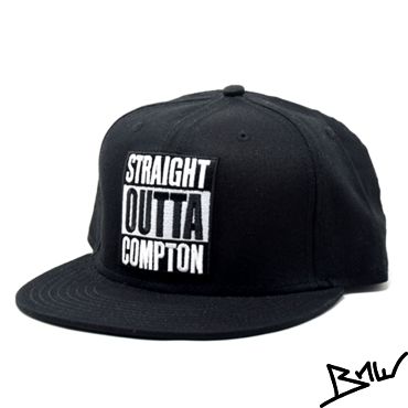 STRAIGHT OUTTA COMPTON - SNAPBACK CAP - black