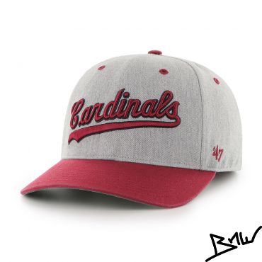 47BRAND - ST. LOUIS CARDINALS  - FLY OUT SCRIPT - grey