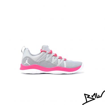 Jordan - DECA FLY GS - Basketball - Low Top Sneaker - grau / rosa
