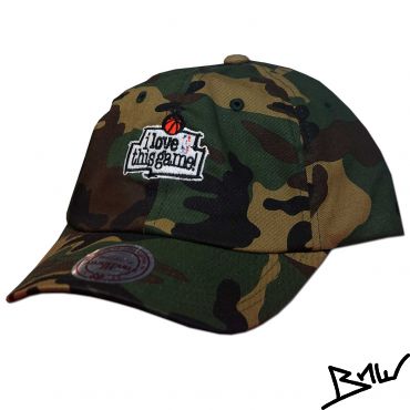 Mitchell & Ness - I LOVE THIS GAME - DAD HAT - Strapback Cap NBA - camo