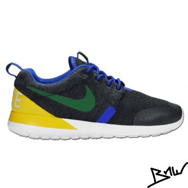 Nike - ROSHE RUN QS GS - WORLD CUP BRAZIL - Runner Low Top Sneaker - Grau