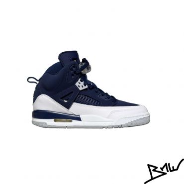 Jordan - SPIZIKE BG - Basketball - Mid Top - Sneaker - navy / white