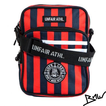 UNFAIR ATHL. - DMWU STRIPED BAG - red