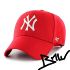 47 BRAND - NEW YORK YANKEES MLB - CURVED FIT SNAPBACK CAP - red / white